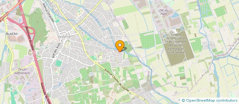 localisation de l'entreprise MONSIEUR CHERIF MESROUK  VEDENE