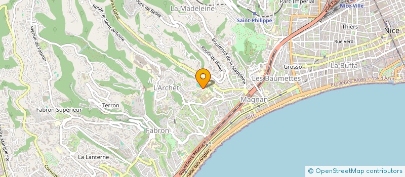 localisation de l'entreprise MONSIEUR CHERIF MILOUDI à NICE