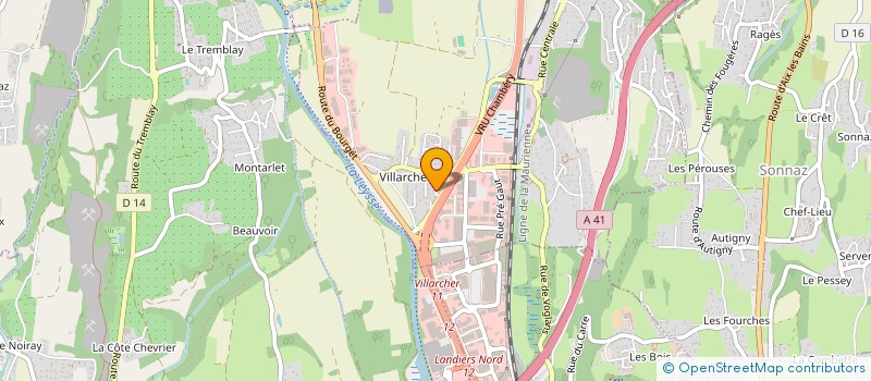 localisation de l'entreprise MONSIEUR CHERIF MOUSLI  VOGLANS