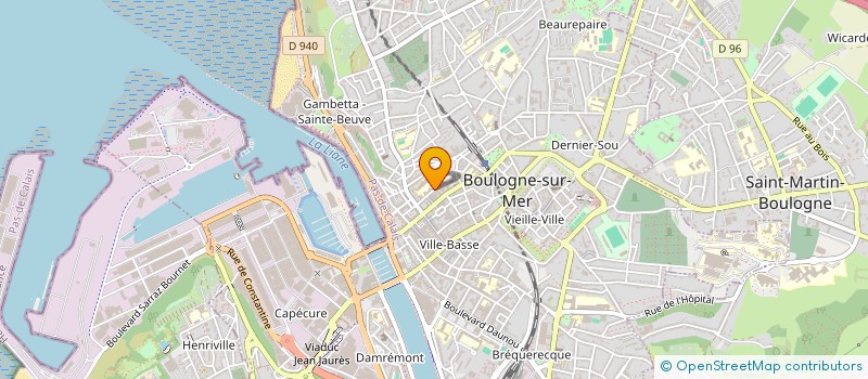 localisation de l'entreprise MONSIEUR CHERIF OUAHOUAH  BOULOGNE-SUR-MER