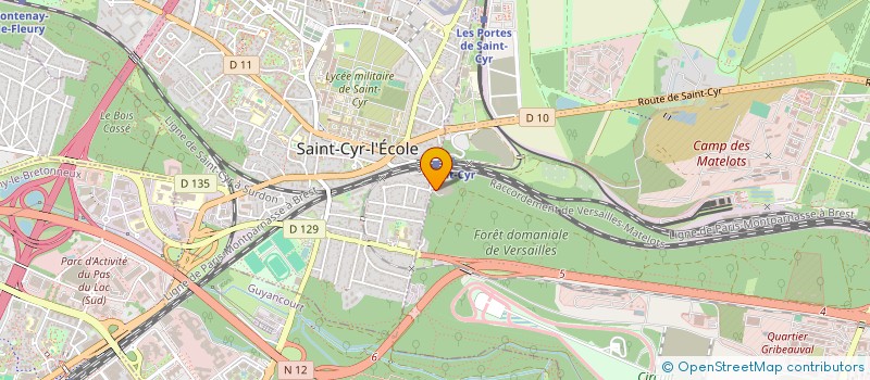 localisation de l'entreprise MONSIEUR CHERIF OUIS à VERSAILLES