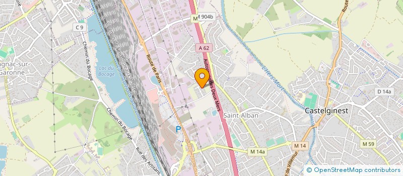 localisation de l'entreprise MONSIEUR CHERIF REFFAS  SAINT-ALBAN