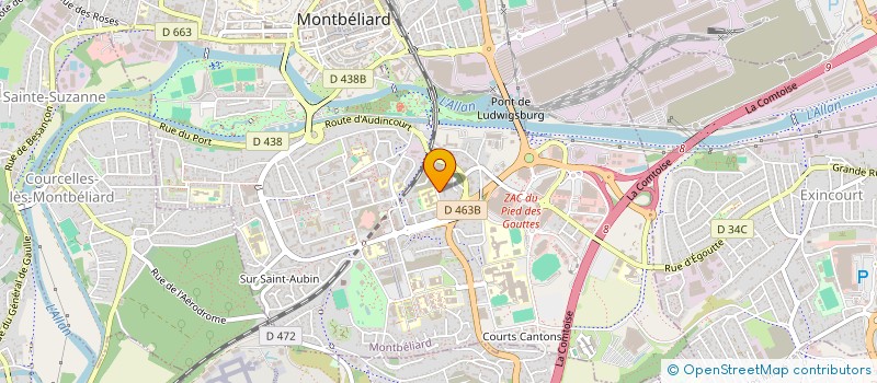 localisation de l'entreprise MONSIEUR CHERIF SECK  MONTBELIARD