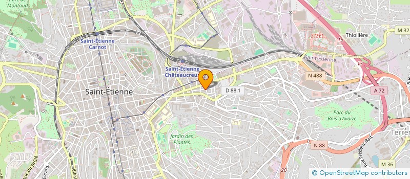 localisation de l'entreprise MONSIEUR CHERIF SEKIMI  SAINT-ETIENNE