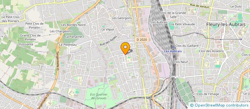 localisation de l'entreprise MONSIEUR CHERIF SOW GUEYE à ORLEANS