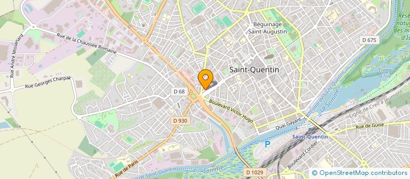 localisation de l'entreprise MONSIEUR CHERIF SY à SAINT-QUENTIN
