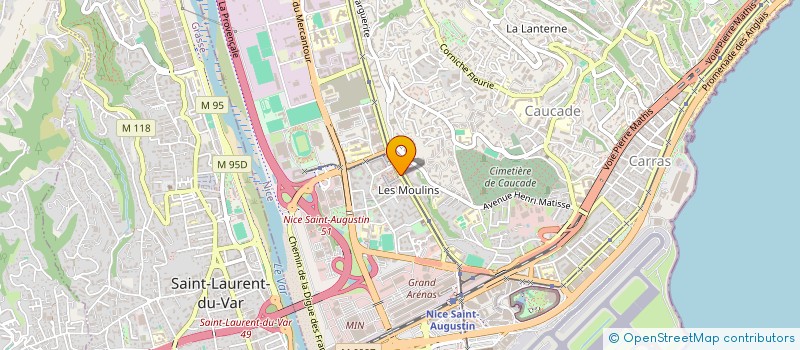 localisation de l'entreprise MONSIEUR CHERIF THAMEUR à NICE