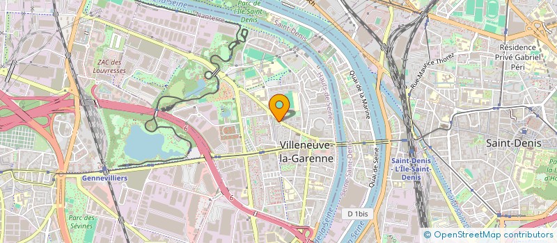 localisation de l'entreprise MONSIEUR CHERIF TRAORE  VILLENEUVE-LA-GARENNE