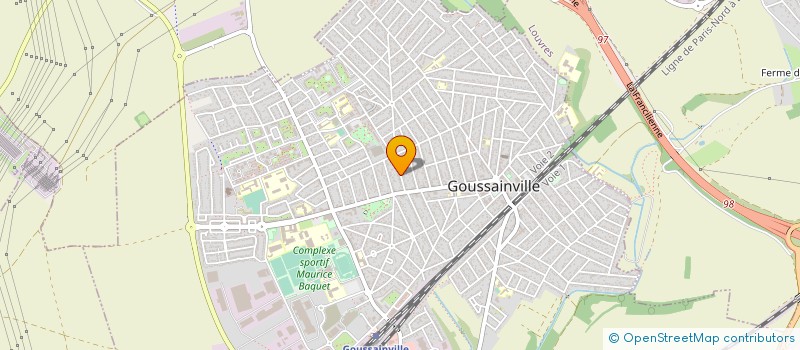 localisation de l'entreprise MONSIEUR CHERIF YOUSFI  GOUSSAINVILLE