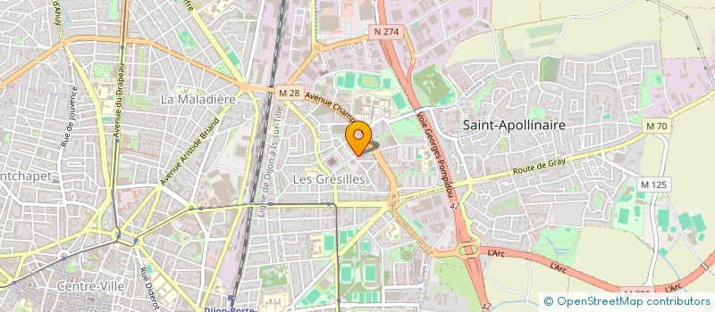 localisation de l'entreprise MONSIEUR CHERIF ZERZOURI  DIJON