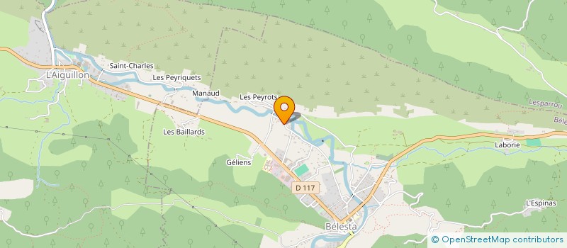 localisation de l'entreprise MONSIEUR CHERIF ZITOUNI à BELESTA