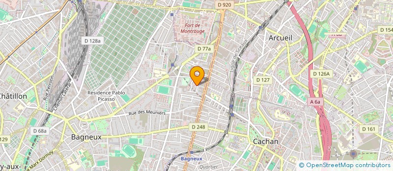 localisation de l'entreprise MONSIEUR CHERIFF TALEB à BAGNEUX