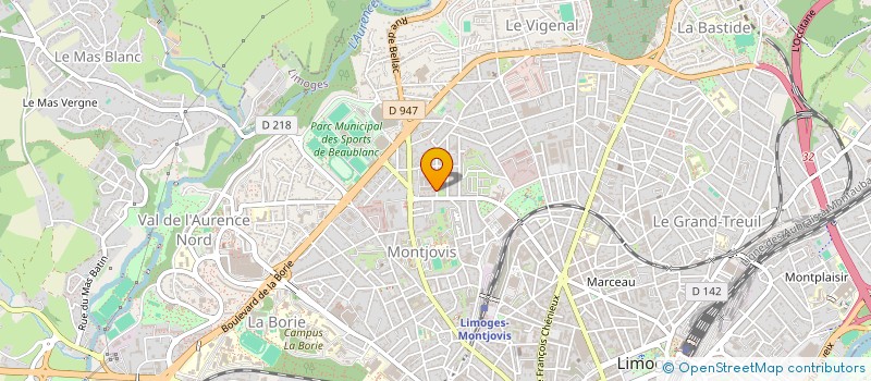 localisation de l'entreprise MONSIEUR CHERIFI ABDELKADER à LIMOGES