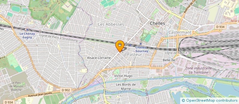 localisation de l'entreprise MONSIEUR CHERIL BANGUI ONGANIA  CHELLES