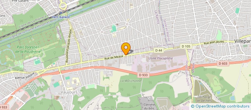 localisation de l'entreprise MONSIEUR CHERKAOUI MAJIDI  VAUJOURS