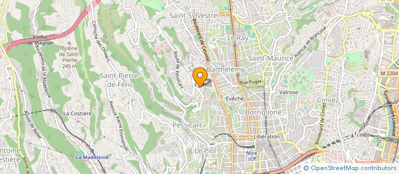 localisation de l'entreprise MONSIEUR CHERNI DHIAELHAK  NICE