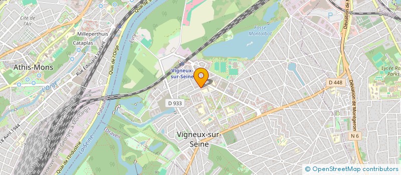 localisation de l'entreprise MONSIEUR CHEROUDINE CHARIFOU  VIGNEUX-SUR-SEINE