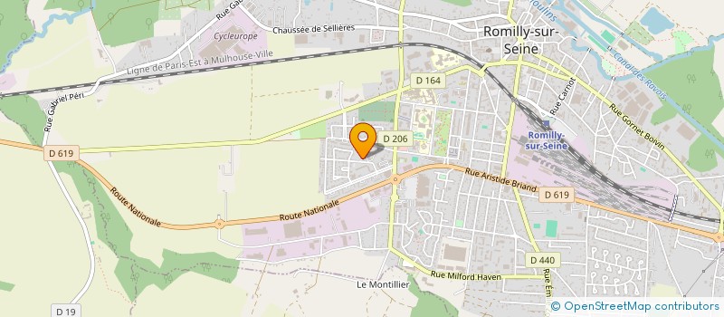 localisation de l'entreprise MONSIEUR CHERVY EMMANUEL à ROMILLY-SUR-SEINE