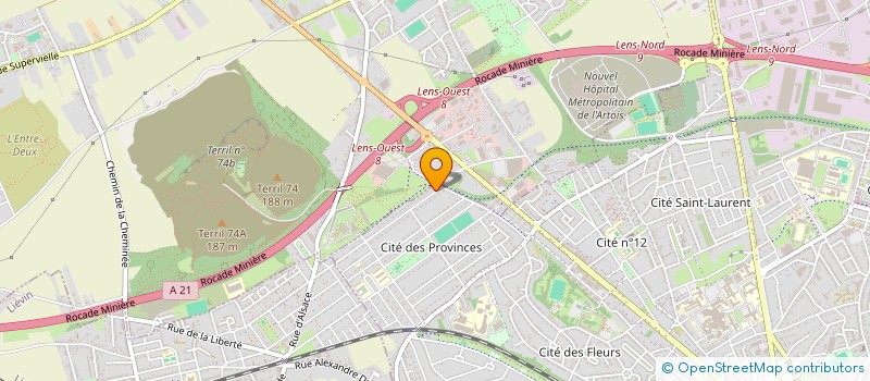 localisation de l'entreprise MONSIEUR CHETOUI ABDELGHANI  LENS