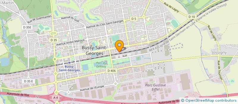 localisation de l'entreprise MONSIEUR CHEUK LAU  BUSSY-SAINT-GEORGES