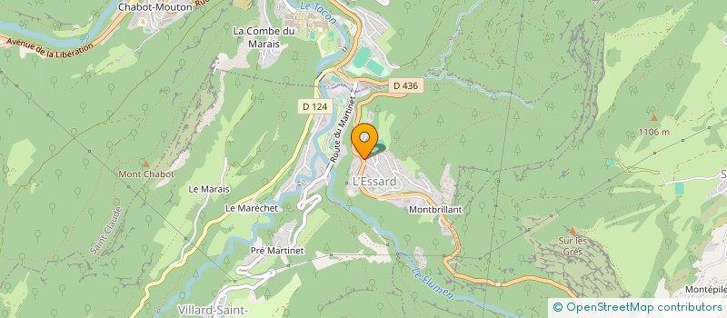 localisation de l'entreprise MONSIEUR CHEUNG PHRASAYSITHIDETH  VILLARD-SAINT-SAUVEUR