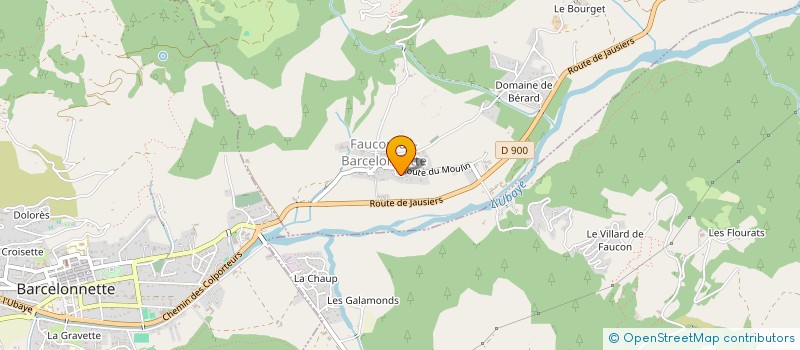 localisation de l'entreprise MONSIEUR CHEVA DONZO  BARCELONNETTE