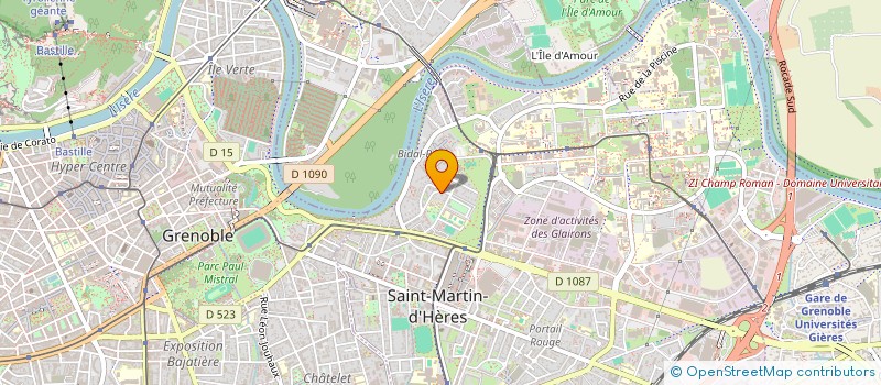 localisation de l'entreprise MONSIEUR CHEVRON BENJAMYN  SAINT-MARTIN-D'HERES