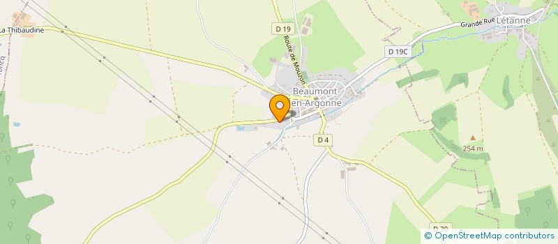 localisation de l'entreprise MONSIEUR CHEYEN LOUIS  BEAUMONT-EN-ARGONNE