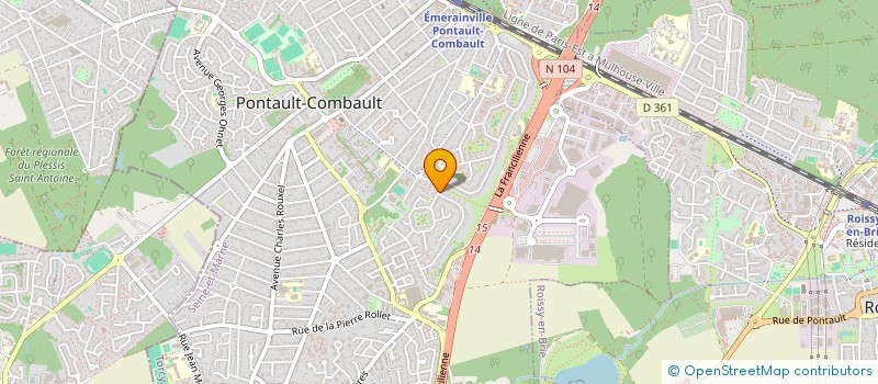 localisation de l'entreprise MONSIEUR CHHAYASETH SIN CHHUON à PONTAULT-COMBAULT