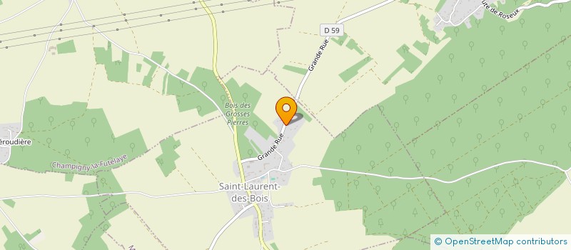 localisation de l'entreprise MONSIEUR CHHE KUOCH  SAINT-LAURENT-DES-BOIS