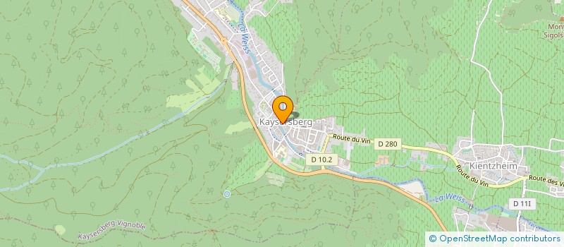 localisation de l'entreprise MONSIEUR CHI BEN YAU  KAYSERSBERG VIGNOBLE