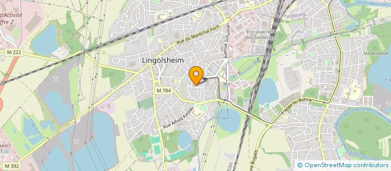 localisation de l'entreprise MONSIEUR CHI LINH HA  LINGOLSHEIM