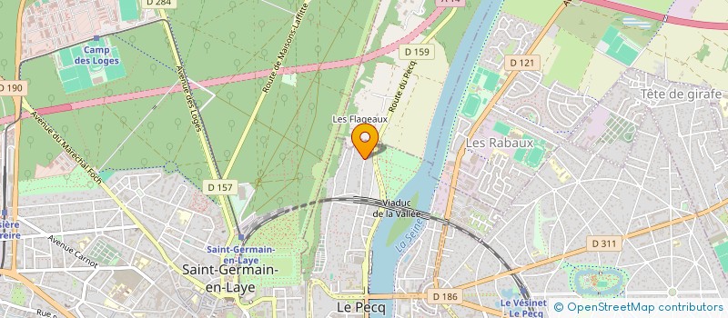 localisation de l'entreprise MONSIEUR CHI MING WONG  LE PECQ