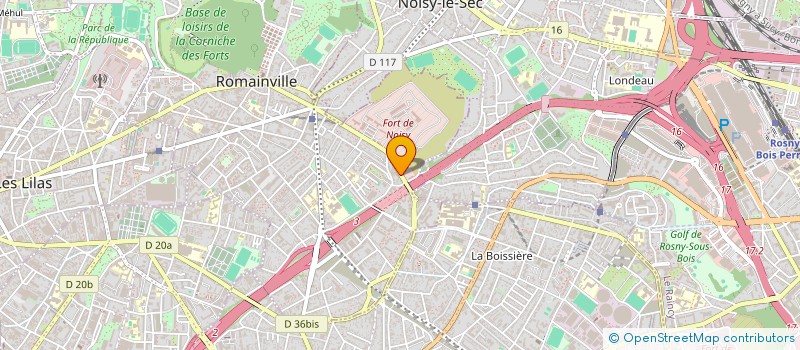 localisation de l'entreprise MONSIEUR CHIBANI GARES à ROMAINVILLE