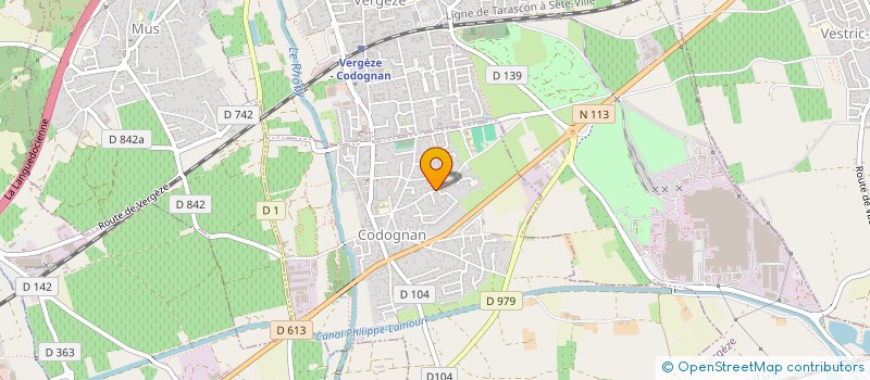 localisation de l'entreprise MONSIEUR CHIEKH MAHIAOUI  CODOGNAN