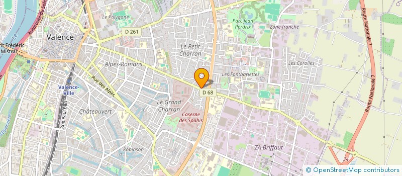 localisation de l'entreprise MONSIEUR CHIHAB AMRI  VALENCE