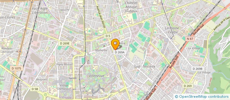 localisation de l'entreprise MONSIEUR CHIHAB EDDINE BOUACIDA à GRENOBLE