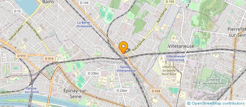 localisation de l'entreprise MONSIEUR CHIHAB SAHRAOUI  DEUIL-LA-BARRE