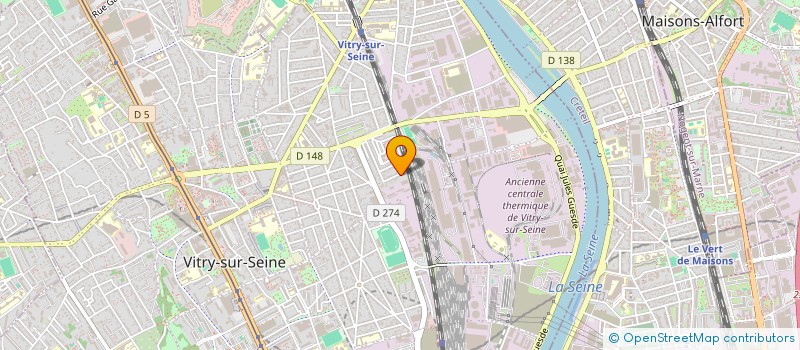 localisation de l'entreprise MONSIEUR CHIHABEDDINE BRIKI  VITRY-SUR-SEINE