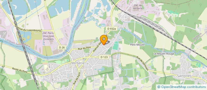 localisation de l'entreprise MONSIEUR CHIHEB BAATOUR  VERBERIE