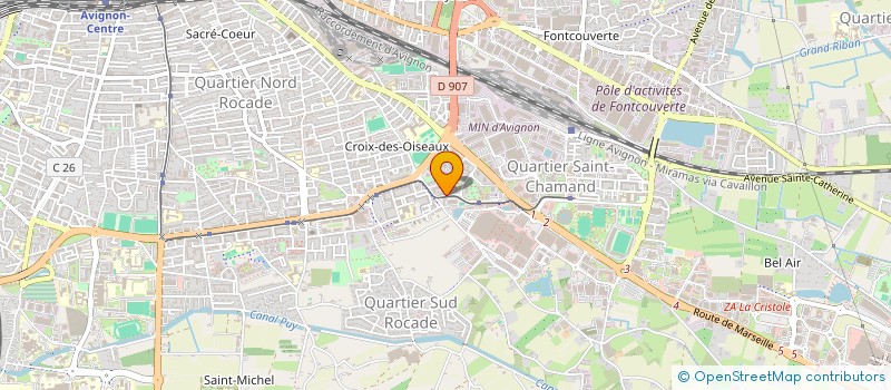 localisation de l'entreprise MONSIEUR CHIHEB BELKHLA  AVIGNON