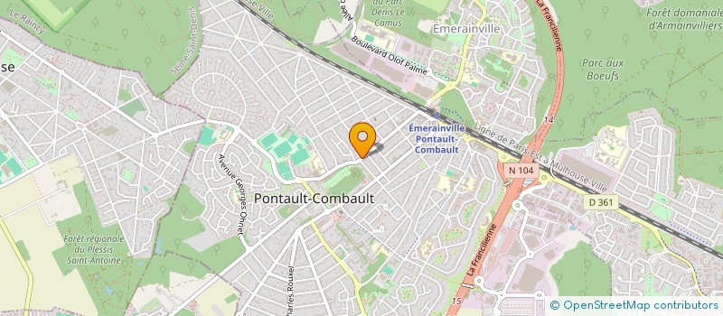 localisation de l'entreprise MONSIEUR CHIHEB BEN SALLA à PONTAULT-COMBAULT