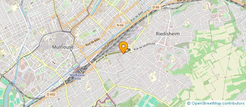 localisation de l'entreprise MONSIEUR CHIHEB BOURABHA  MULHOUSE