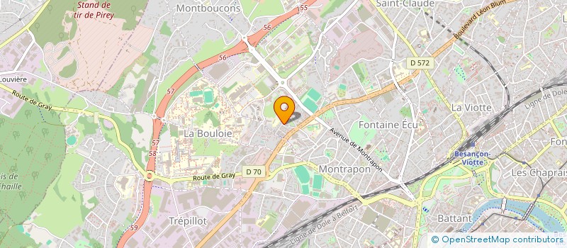 localisation de l'entreprise MONSIEUR CHIHEB MOUSSA à BESANCON