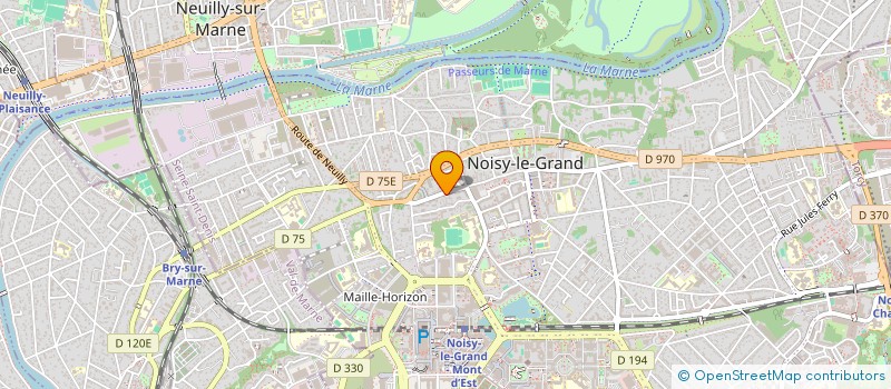 localisation de l'entreprise MONSIEUR CHIKY OKITA à NOISY-LE-GRAND