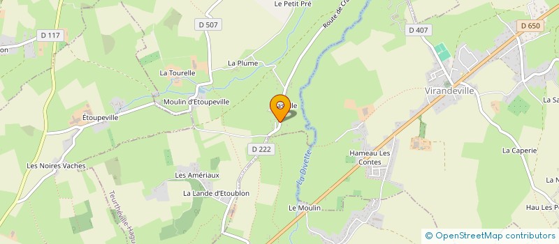 localisation de l'entreprise MONSIEUR CHILDERIC GAIN  TEURTHEVILLE-HAGUE