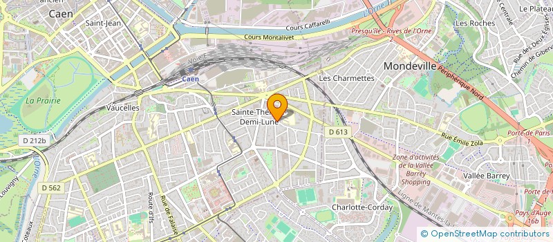 localisation de l'entreprise MONSIEUR CHILDERIC LEGRAIN à CAEN