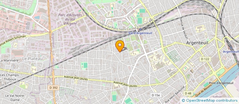 localisation de l'entreprise MONSIEUR CHILMY RICHARD  ARGENTEUIL