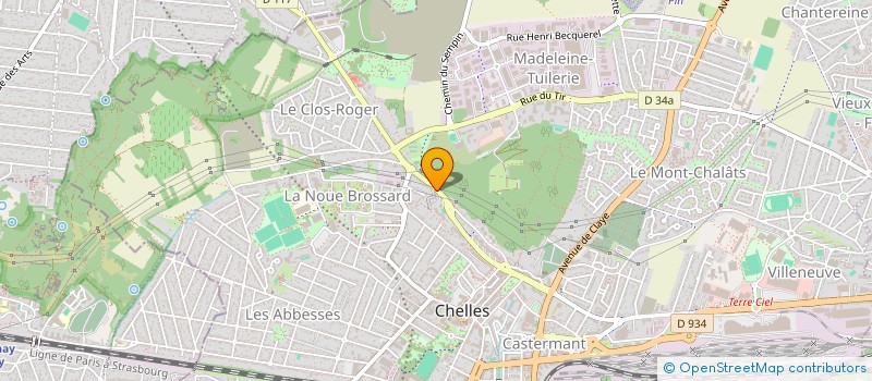 localisation de l'entreprise MONSIEUR CHINEDU NWANDE  CHELLES