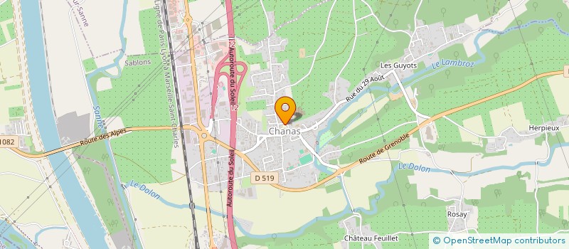 localisation de l'entreprise MONSIEUR CHINTHAKA KAPPITIYAGODA  CHANAS